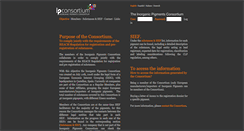 Desktop Screenshot of ipconsortium.eu