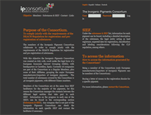 Tablet Screenshot of ipconsortium.eu
